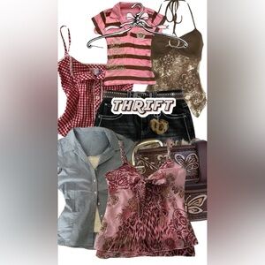 Y2K Vintage Mystery Box Clothing Shirts Skirts Bags 90s Fairy Cottage Boho